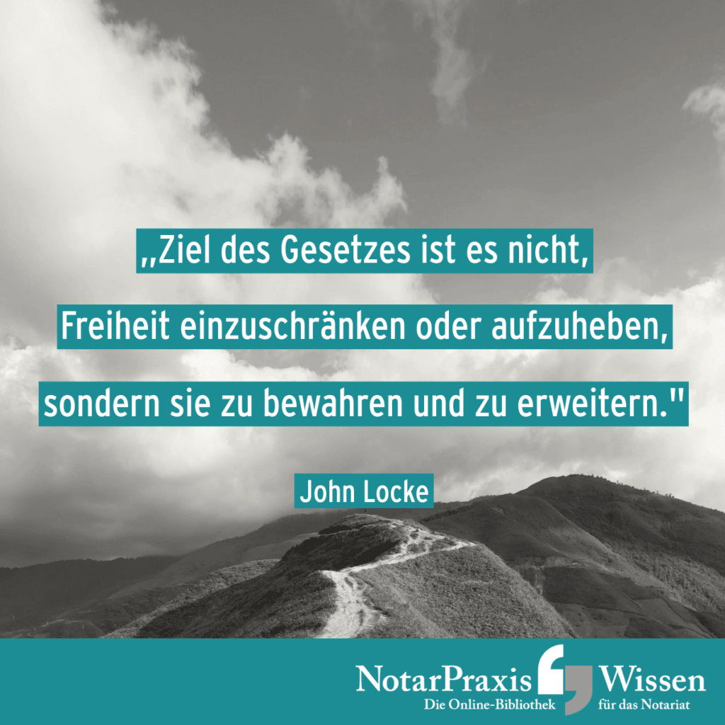 Motto der Woche: Ziel des Gesetzes ist es nicht, Freiheit einzuschränken oder aufzuheben, sondern sie zu bewahren und zu erweitern. (John Locke) | Weg auf einem Berggipfel